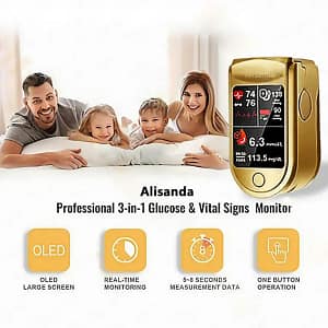 Alisanda™ 3-in-1 Health Monitor Painless Testing