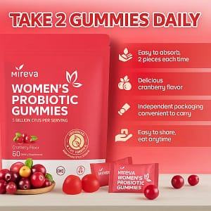 Mireva® Cranberry Probiotic Gummies