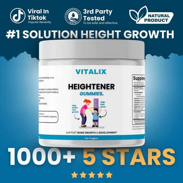 Vitalix Heightener Gummies