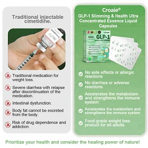 Croaie® GLP-1 Slimming & Health Ultra Concentrated Essence Liquid Beads