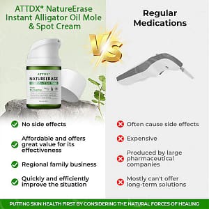 ATTDX® NatureErase Instant Alligator Oil Mole & Spot Cream
