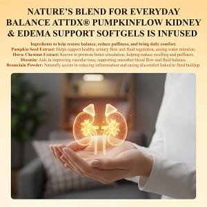 ATTDX® PumpkinFlow Kidney & Edema Support Softgels