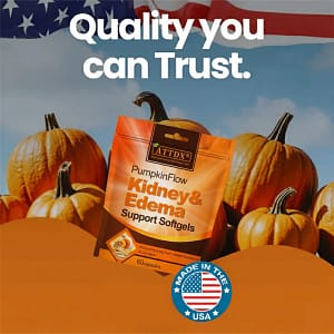 ATTDX® PumpkinFlow Kidney & Edema Support Softgels