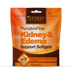 ATTDX® PumpkinFlow Kidney & Edema Support Softgels