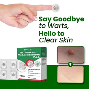 LOVILDS™Tea Tree Focused Wart Away MicroDart Patch