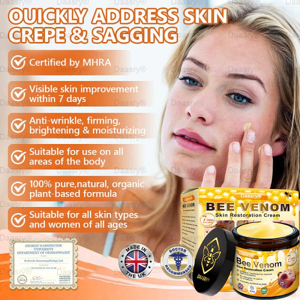 Daasry® "Golden Elixir" Botox Bee Venom Skin Restoration Cream - Image 14