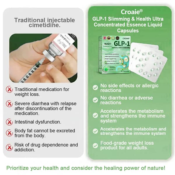 Croaie® GLP-1 Slimming & Health Ultra Concentrated Essence Liquid Beads