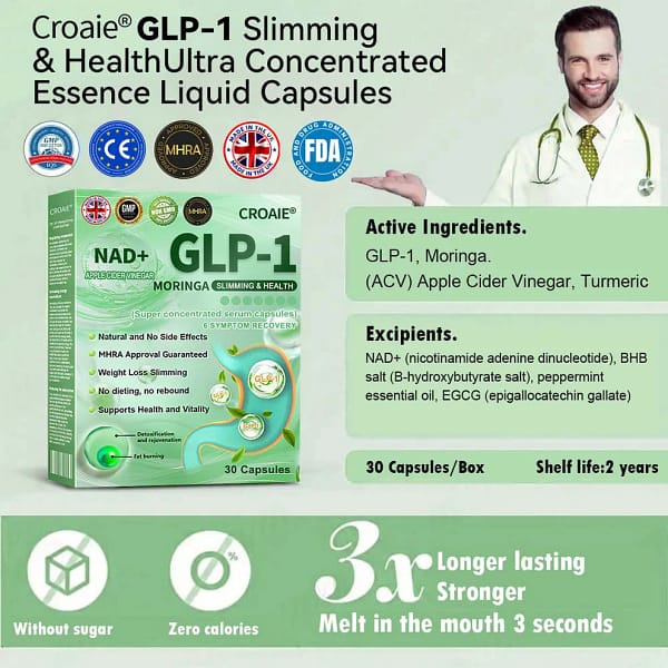 Croaie® GLP-1 Slimming & Health Ultra Concentrated Essence Liquid Beads