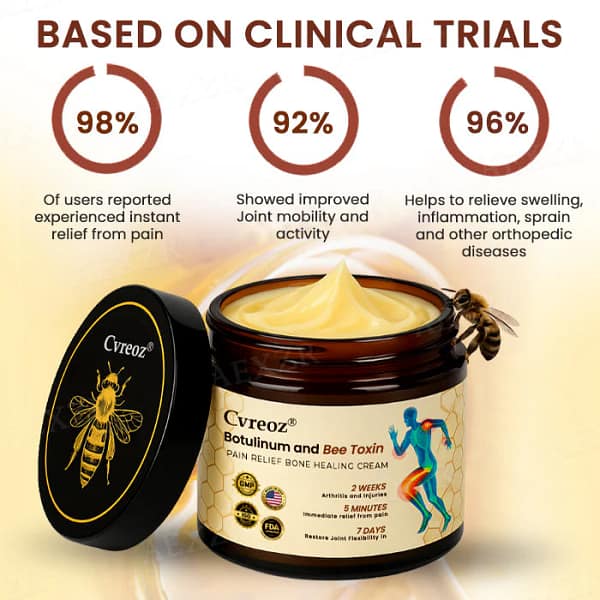 Cvreoz® Botulinum and Bee Toxin Pain Relief Bone Healing Cream