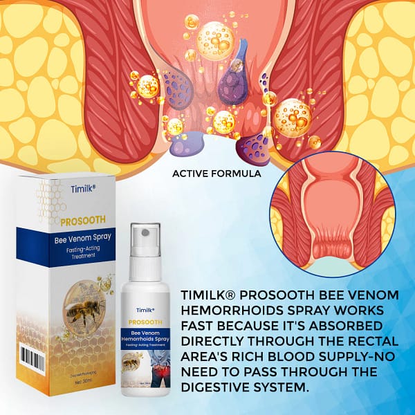 Timilk® ProSooth Bee Venom Hemorrhoids Spray - Image 7