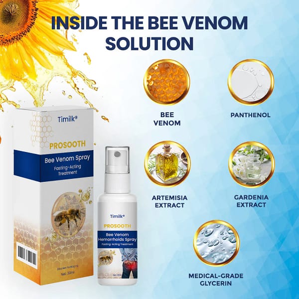 Timilk® ProSooth Bee Venom Hemorrhoids Spray - Image 9