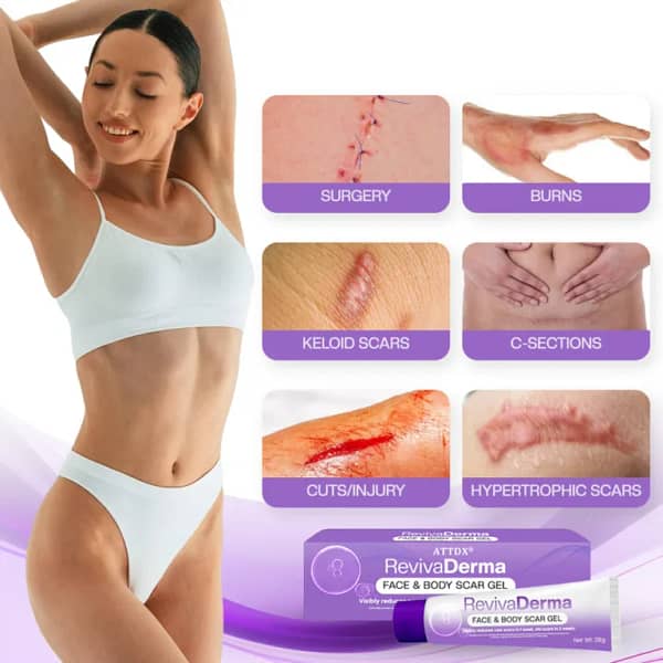 ATTDX® RevivaDerma Face & Body Scar Gel
