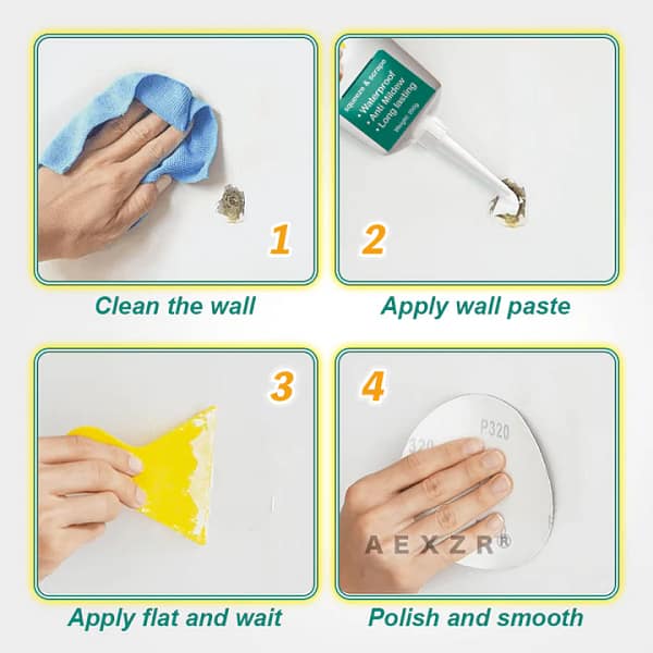 AEXZR® Quick Fix Wall Repair Paste Set