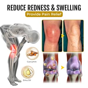 LOVILDS™ArthroSoothe Turmeric & Emu Oil Pain Relief Massage Gel