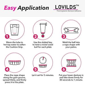LOVILDS™ Thermoplastic Denture Adhesive-Official Brand Store