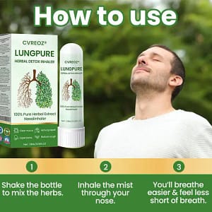 CVREOZ® LungPure Herbal Detox Inhaler