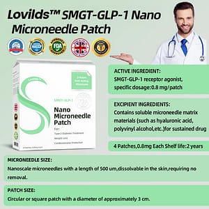 LOVILDS™ SMGT-GLP-1 Nano Microneedle Patch