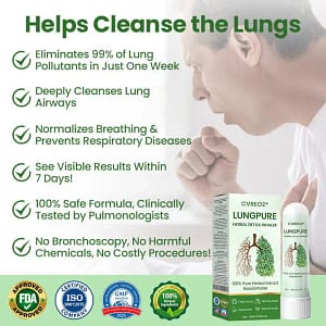 CVREOZ® LungPure Herbal Detox Inhaler
