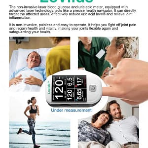 LOVILDS™ Next-Generation Intelligent Multifunctional Non-Invasive Laser Blood Glucose Meter [99.9% Accuracy]