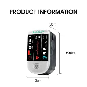 LOVILDS™ Next-Generation Intelligent Multifunctional Non-Invasive Laser Blood Glucose Meter [99.9% Accuracy]