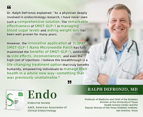 TLOPA® SMGT-GLP-1 Nano Microneedle Patch
