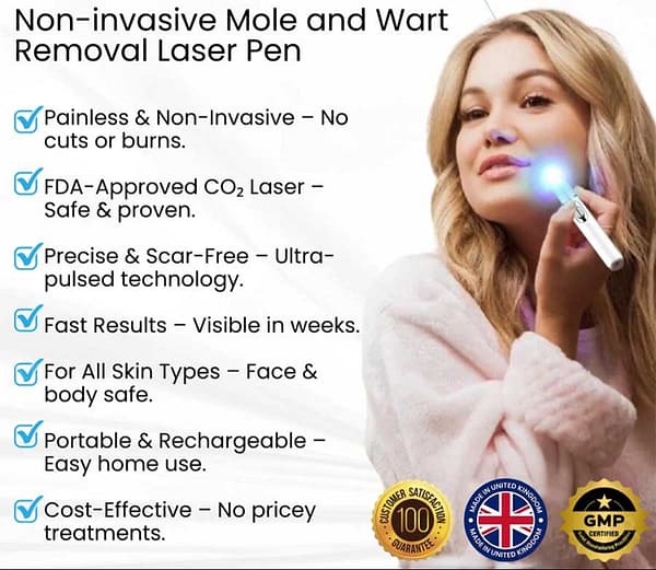 Lovilds® Non-Invasive Mole and Wart Removal Laser Pen
