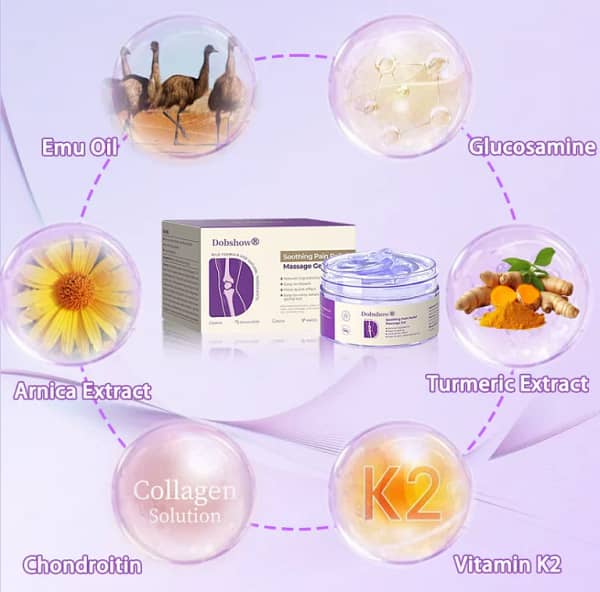 Dobshow® Joint Pain Treatment Gel – Turmeric Extract&Emu Oil