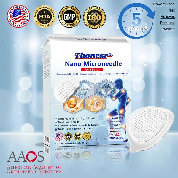 Thonesr® Nano-microneedle joint patch