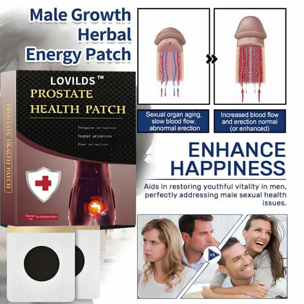 LOVILDS™ PDE5 Men’s Herbal Energy Patch
