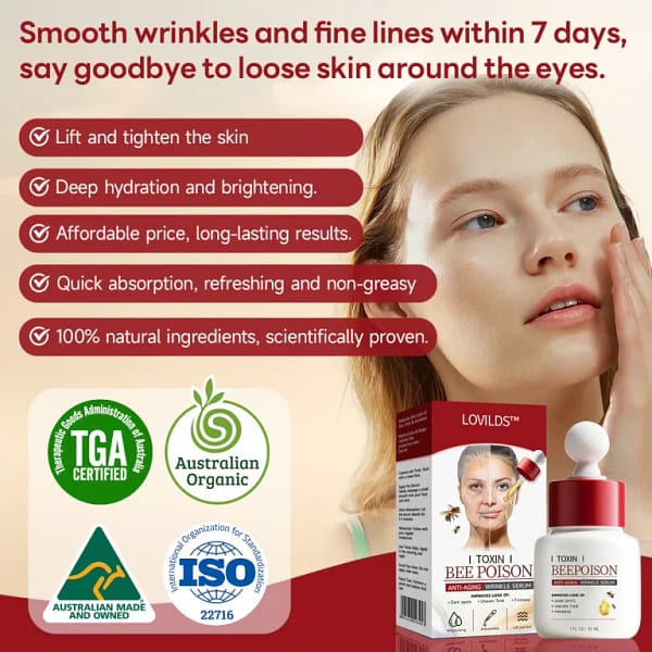 LOVILDS™ Toxin Bee Poison Anti-Aging Wrinkle Serum