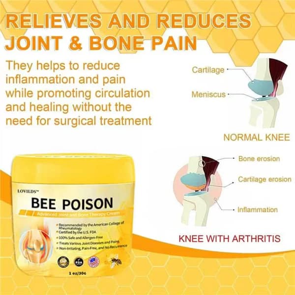LOVILDSTM Bee Poison Advanced Joint and Bone Therapy Cream