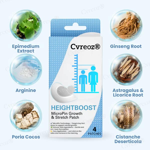 Cvreoz® HeightBoost MicroPin Growth & Stretch Patch – Save up to 70%, Limited Discounts Today