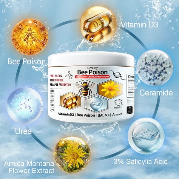 LOVILDS™ Bee poison Multi-Symptom Skin Treatment Cream