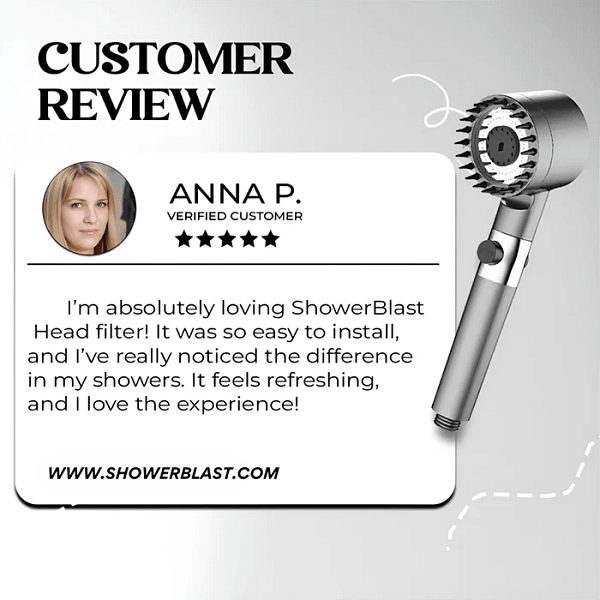 ShowerBlast™ - Filtered Showerhead