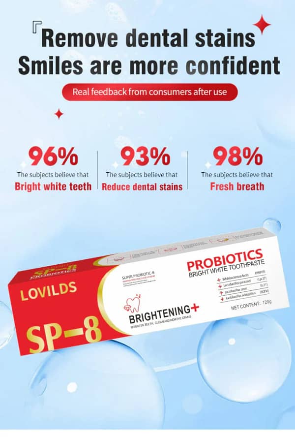 LOVILDS SP-8 Whitening Toothpaste