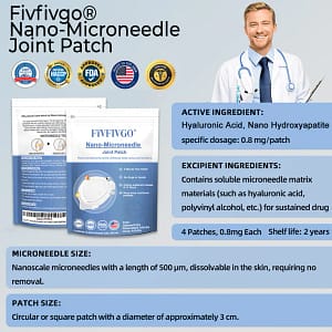 Fivfivgo® Nano-Microneedle Joint Patch