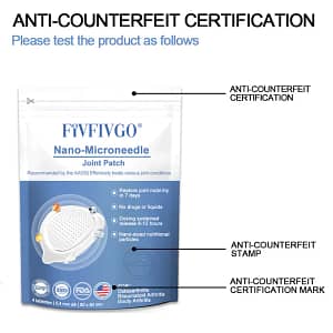 Fivfivgo® Nano-Microneedle Joint Patch