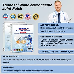 Thonesr® Nano-microneedle joint patch