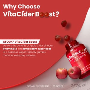 GFOUK® VitaCider Boost Apple Cider Vinegar Vitamin Gummies