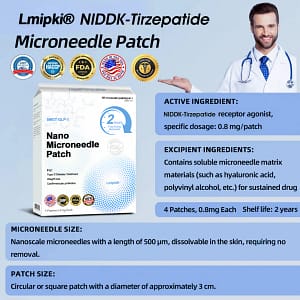 Lmipki® NIDDK-Tirzepatide Nano Microneedle PatLmipki® NIDDK-Tirzepatide Nano Microneedle Patchh