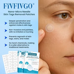 Fivfivgo® Nano-Micro Needle Skin Tags Removal Patches
