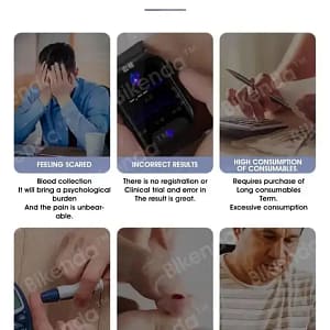 Hermsa™ Precision Noninvasive Bluetooth Blood Glucose