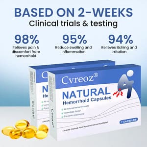 Cvreoz® Natural Hemorrhoid Capsules