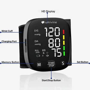 Lumivine Blood Pressure Monitor