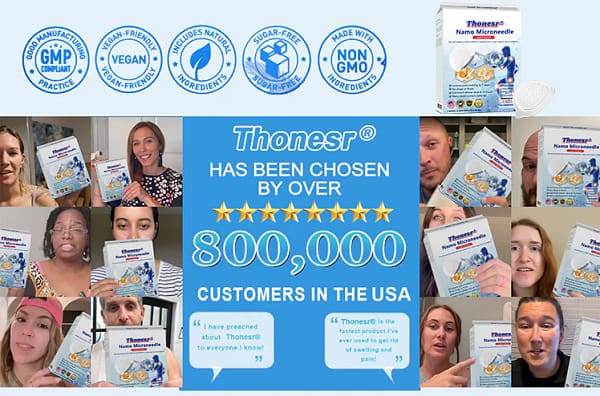 Thonesr® Nano-microneedle joint patch