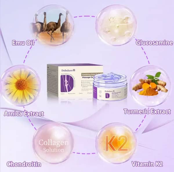 Dobshow® Joint Pain Treatment Gel – Turmeric Extract&Emu Oil