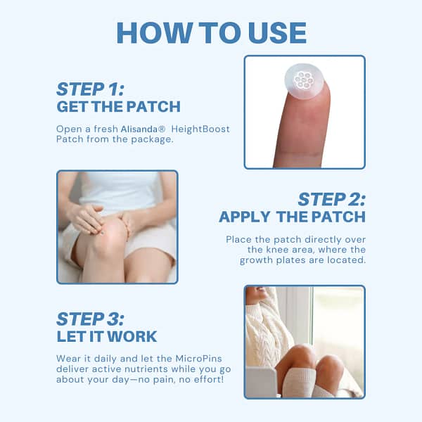 Alisanda®️ HeightBoost MicroPin Growth & Stretch Patch