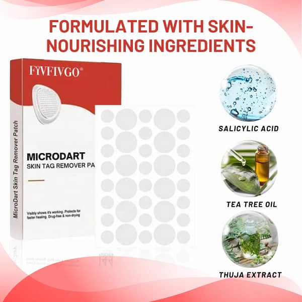 Fivfivgo® MicroDart Skin Tag Remover Patch