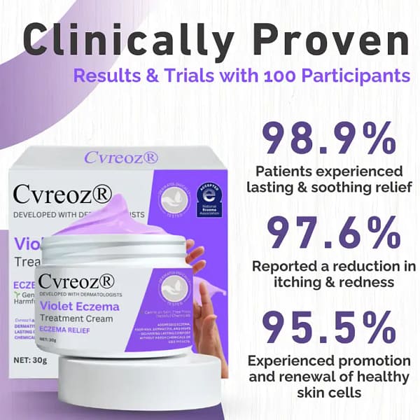 Cvreoz® Violet Eczema Treatment Cream