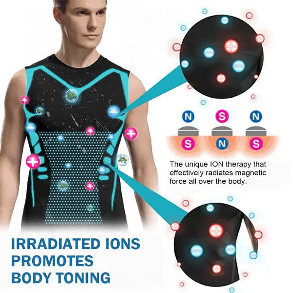QIAWI-2025 New Version Ionic Shaping Sleeveless Shirt